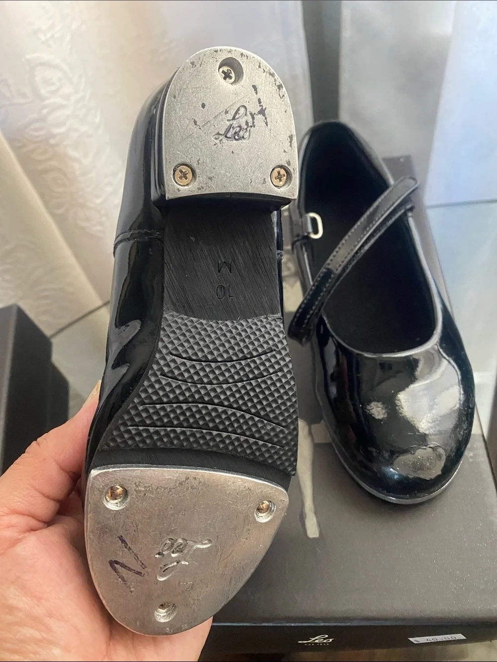 Girls Black Patent Mary Jane Dress Shoes